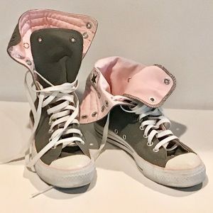 Converse hightop foldover